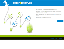 Tablet Screenshot of centroreservas-server.com